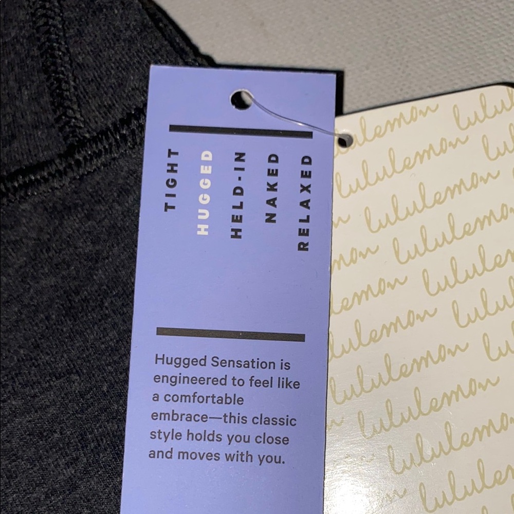 lululemon athletica Gray Wunder Under Cotton PANT High-Rise Hug Leggings NWT 2 - Picture 5 of 9